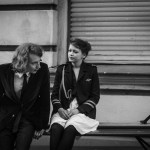 About berlin-based folk duo Apples In Space, consisting of Julie Mehlum & Phil Haussmann, supporting band of Element Of Crime.